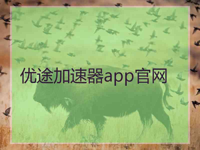 优途加速器app官网