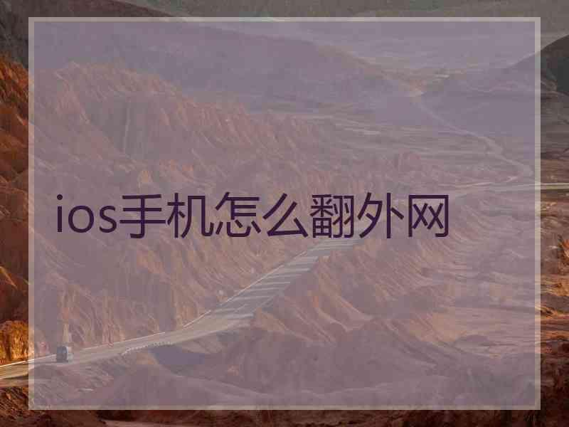 ios手机怎么翻外网