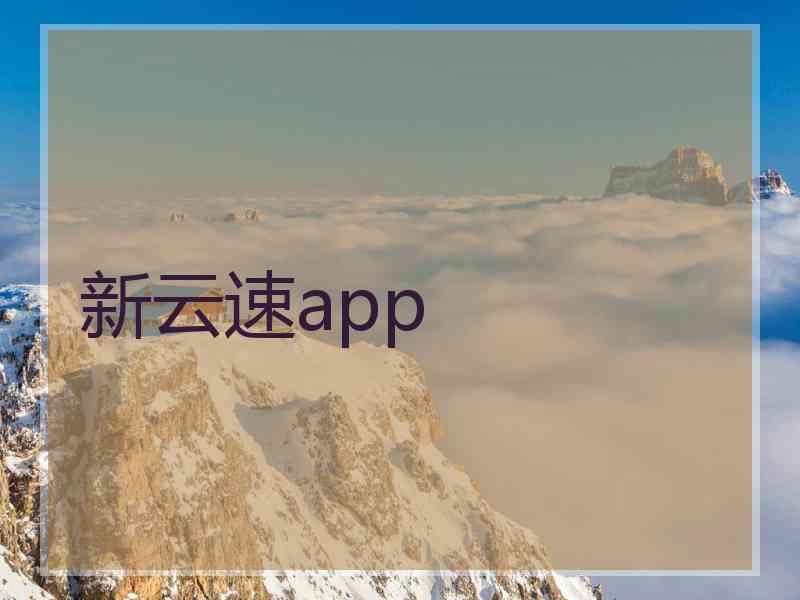 新云速app