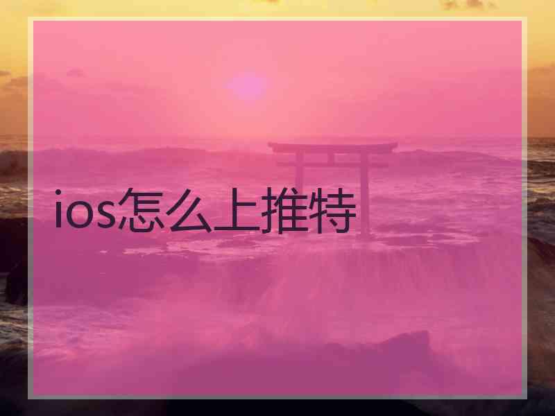 ios怎么上推特