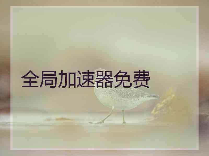全局加速器免费