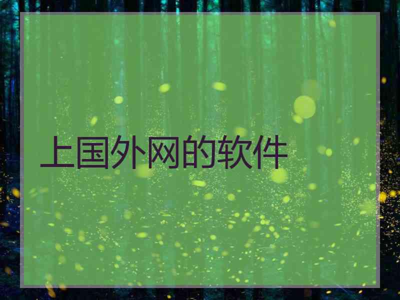 上国外网的软件