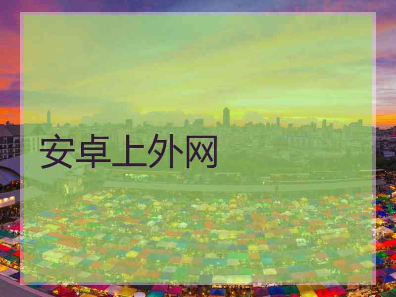 安卓上外网