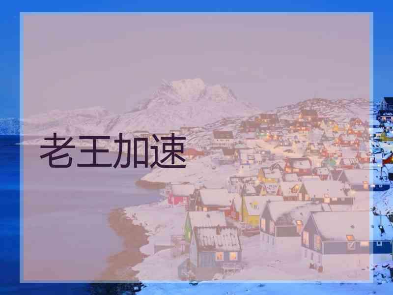 老王加速