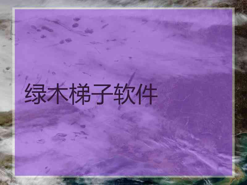 绿木梯子软件