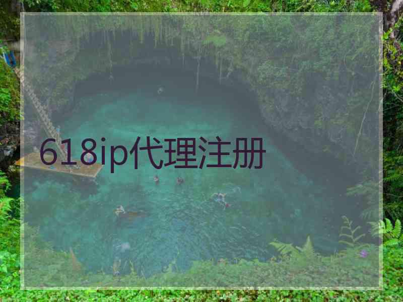 618ip代理注册