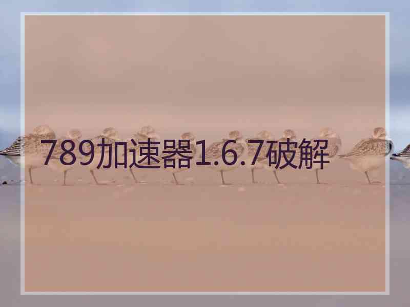 789加速器1.6.7破解