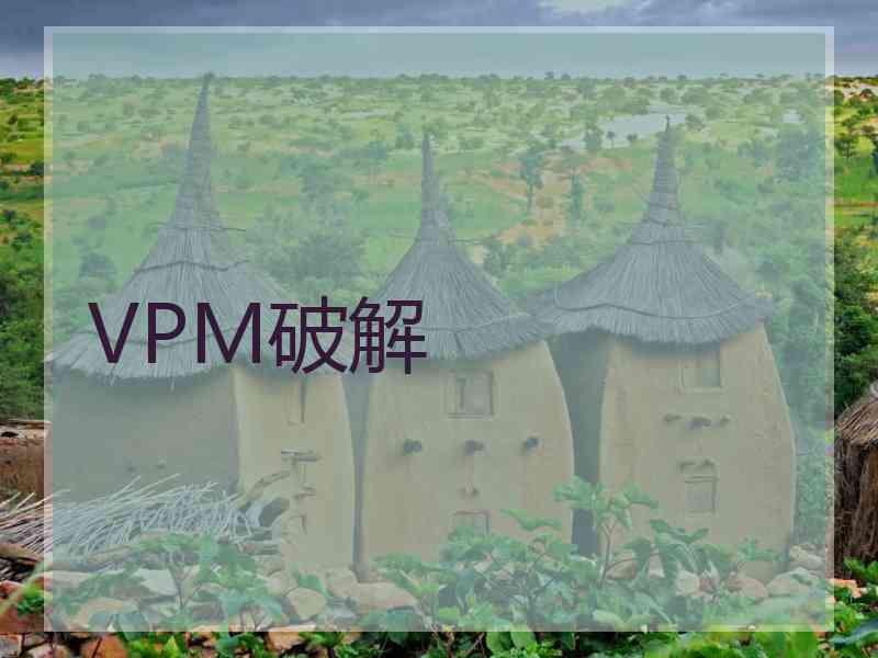 VPM破解