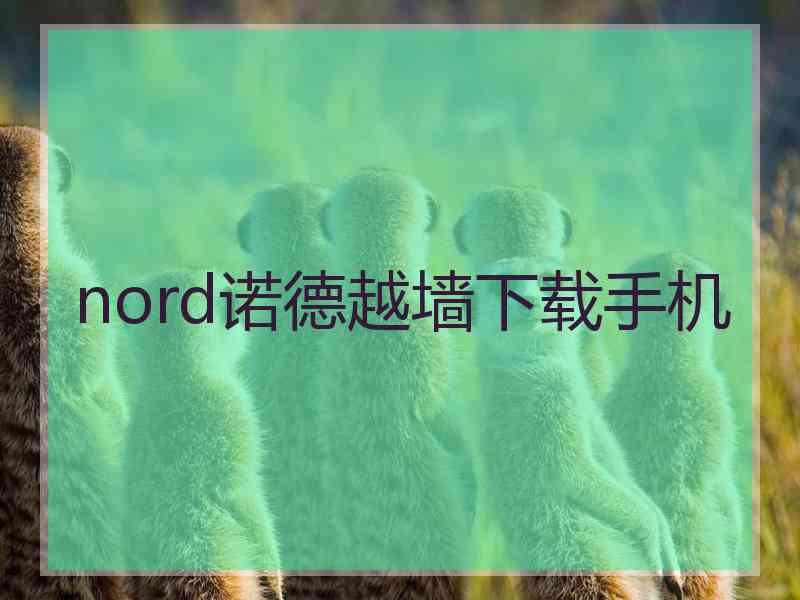 nord诺德越墙下载手机