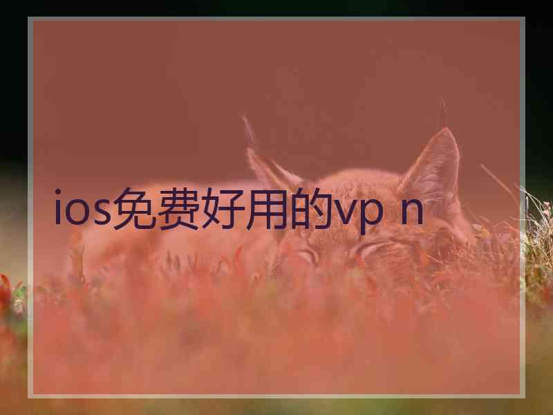 ios免费好用的vp n