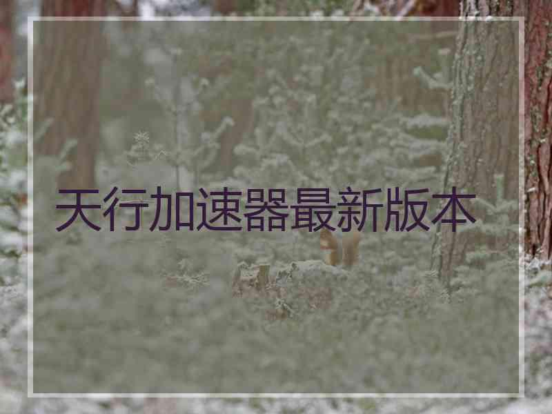 天行加速器最新版本