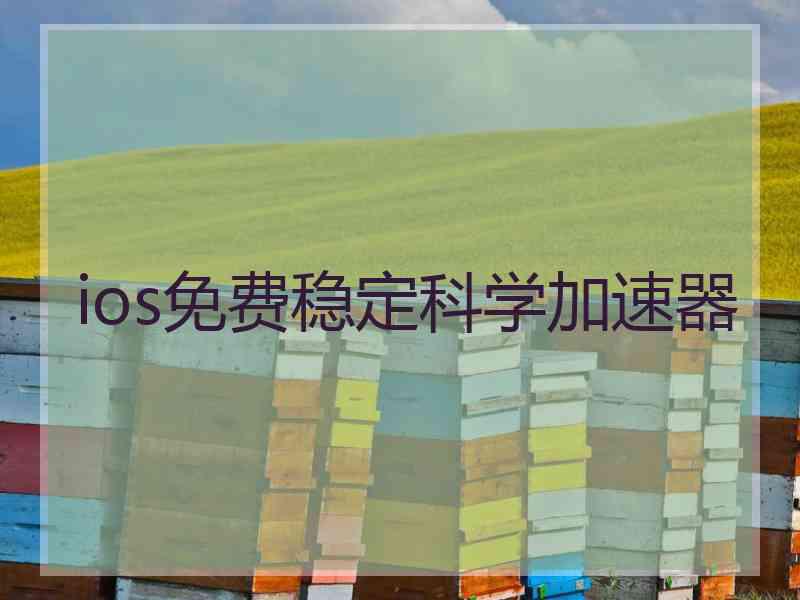 ios免费稳定科学加速器