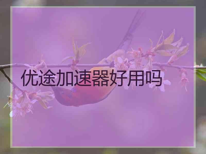 优途加速器好用吗