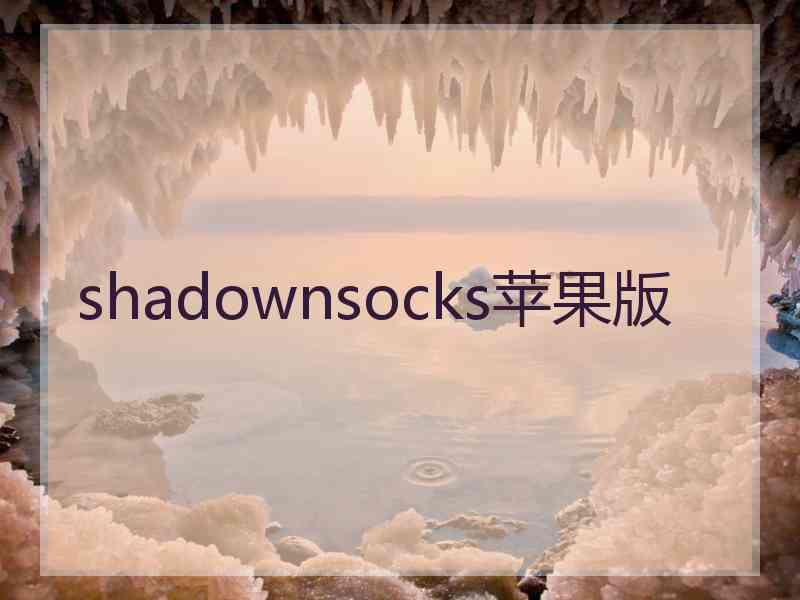 shadownsocks苹果版