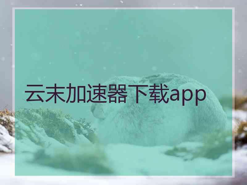 云末加速器下载app