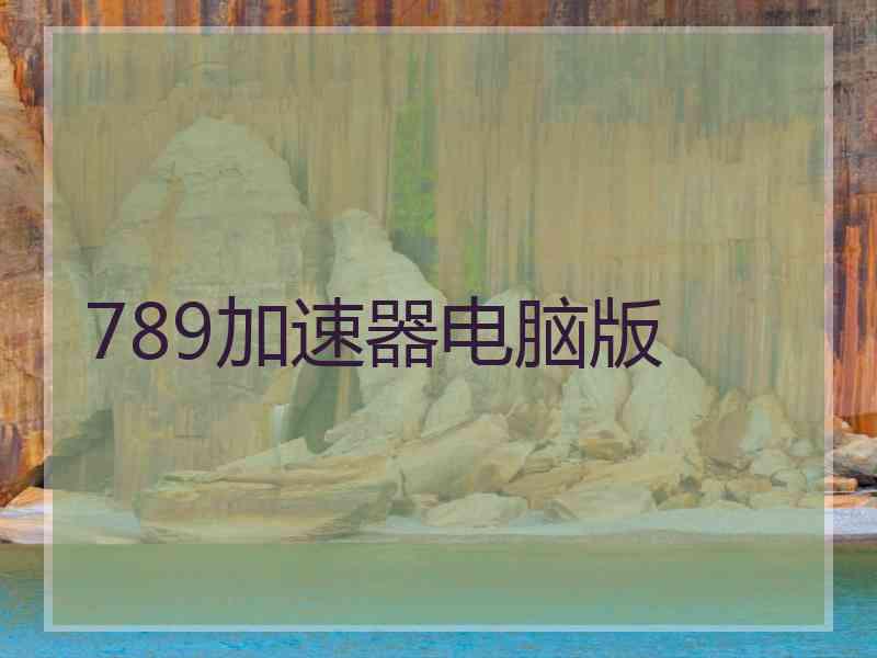 789加速器电脑版