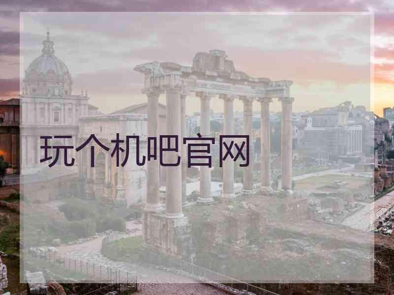 玩个机吧官网