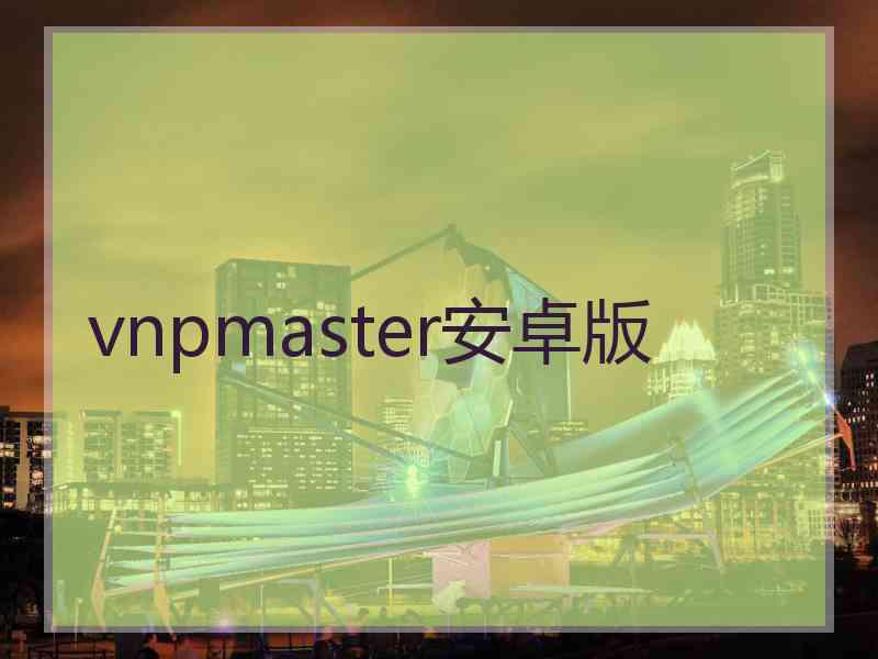 vnpmaster安卓版