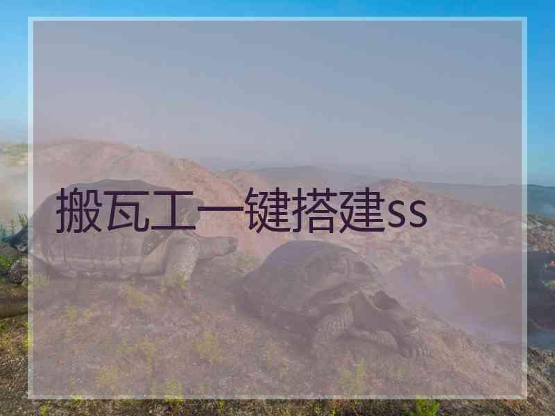 搬瓦工一键搭建ss