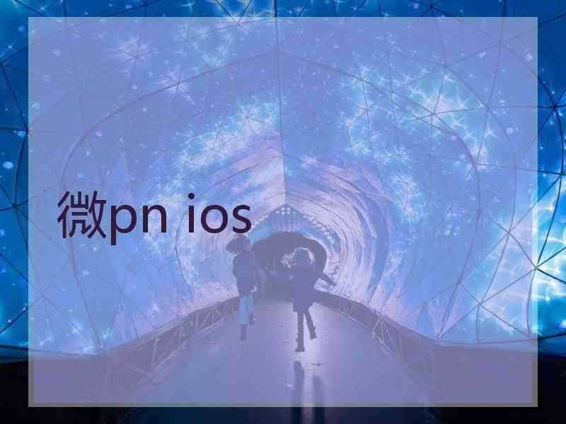 微pn ios