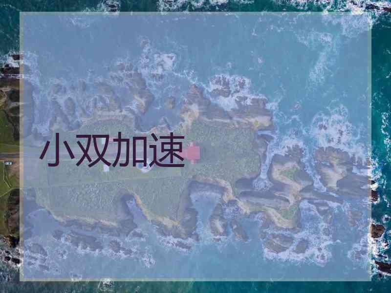 小双加速
