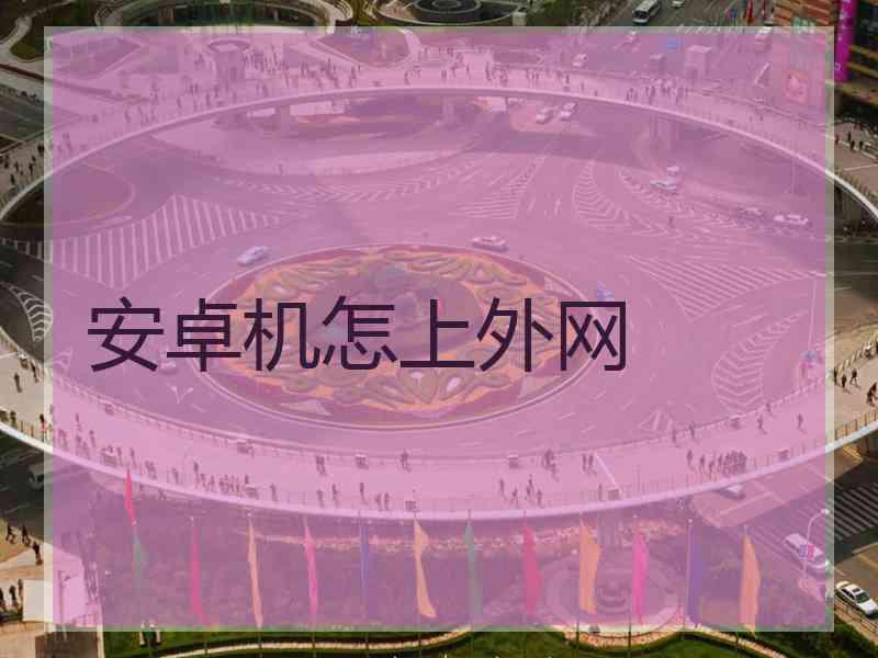 安卓机怎上外网