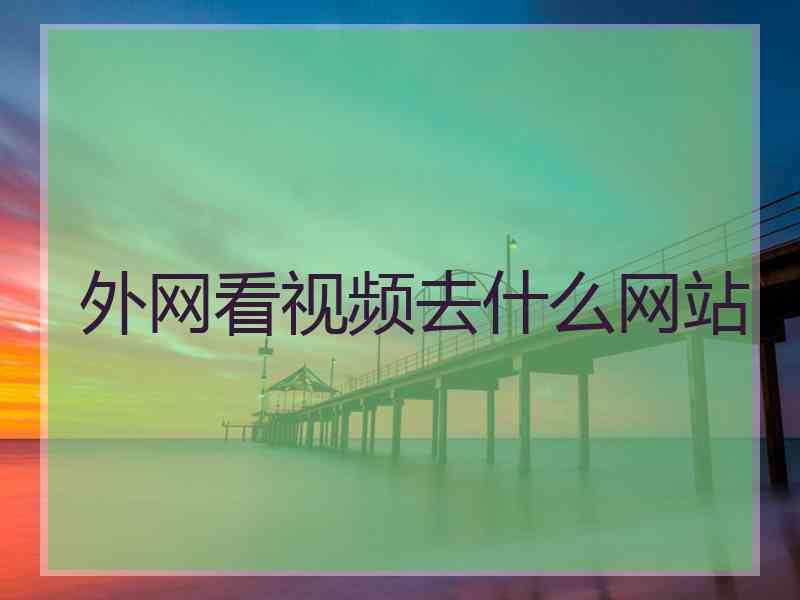 外网看视频去什么网站