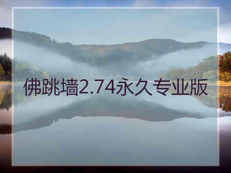 佛跳墙2.74永久专业版