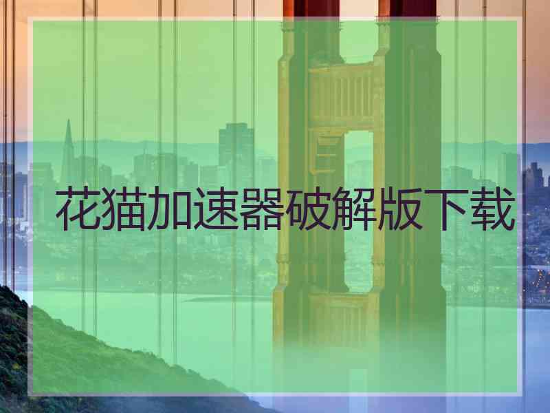花猫加速器破解版下载